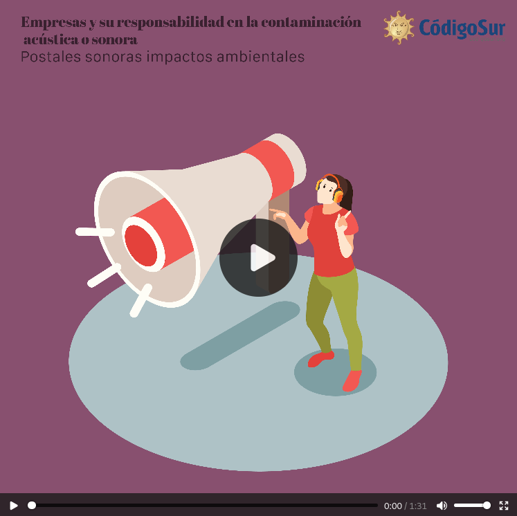 Postales Sonoras: Empresas y su responsabilidad en la contaminación acústica o sonora