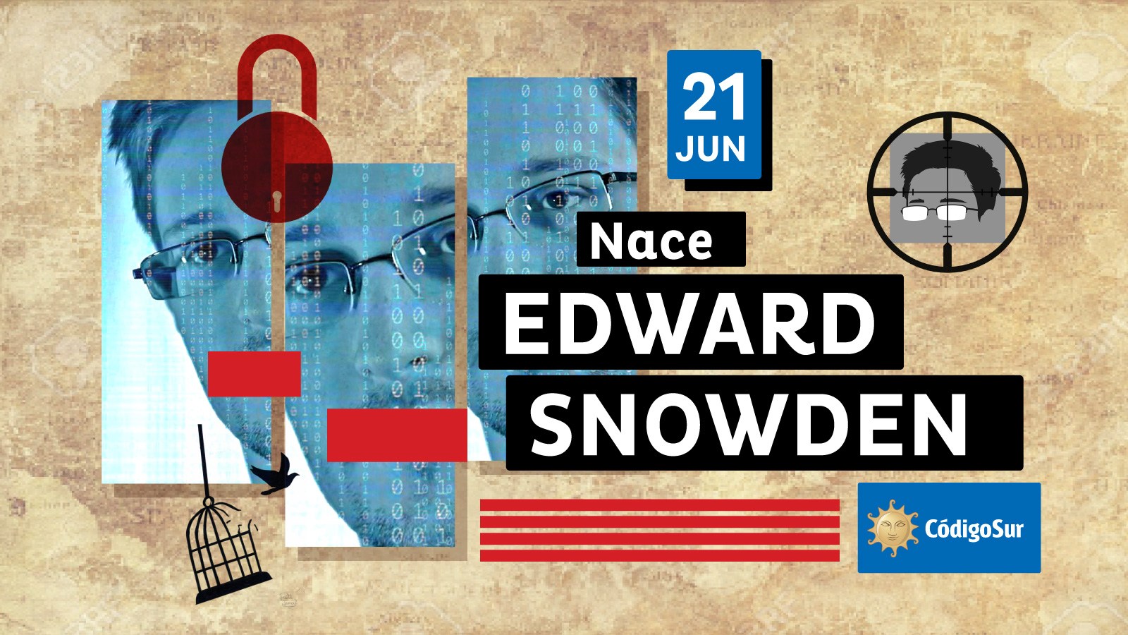 Nace Edward Snowden